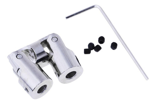 2pc Joint Universal Joint Gimbal Coupling Axle Joint 5-5mm
