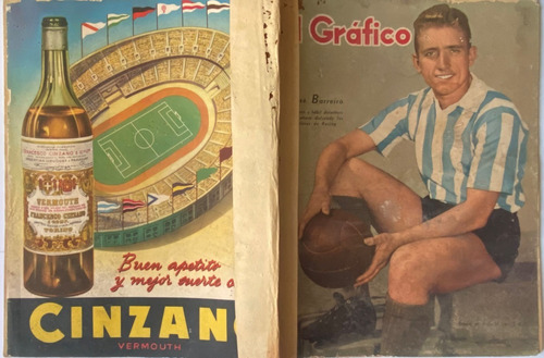 El Gráfico Nº 1293 Antigua Revista Fútbol Deportes Abr 1944