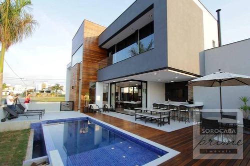 Imagem 1 de 30 de Sobrado Com 4 Dormitórios À Venda, 325 M² Por R$ 2.500.000,00 - Condomínio Ibiti Royal Park - Sorocaba/sp - So0010