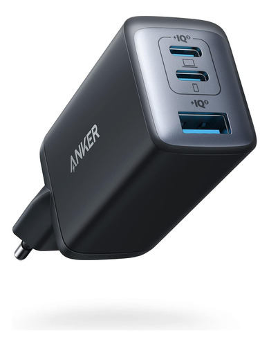 Anker Cargador 735 Carga Rápida 65w, 3 Puertos, Tamaño Chico