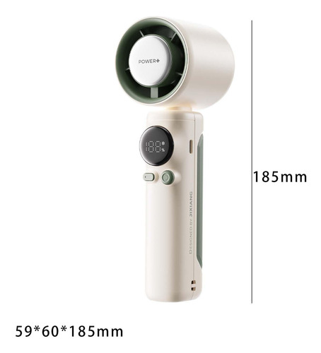 Ventilador Portátil De Mano, Recargable, Multivelocidad,