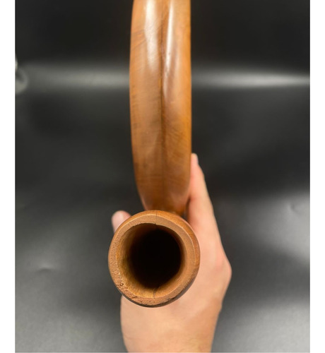 Hermoso Didgeridoo(diyeridĂș) De Madera Instrumento Ancestral