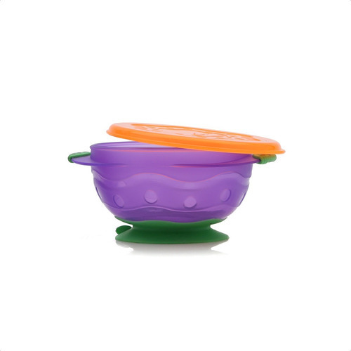 Bowl Con Sopapa Mediano Para Bebé - Baby Innovation Color Multicolor Liso