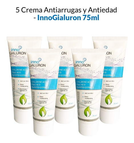 5 Crema Antiarrugas Y Antiedad - Inno Gialuron 75ml