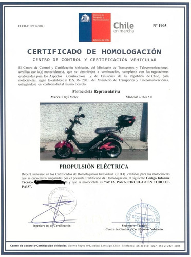 Imagen 2 de 15 de Moto Electrica 4000w Bateria 30 Amper. Garantia Citymotos