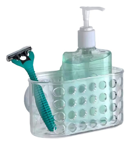 2 Escurridor Organizador Baño Canasta Ducha Shampoo Esponja