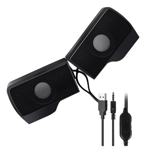 Altavoces Para Computadora Enchufe Usb Altavoz Externo Clip