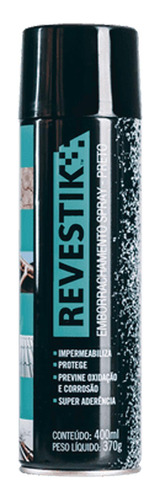 Spray De Emborrachamento Revestik 400ml Preto