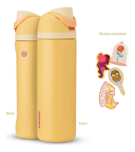 Owala Disney Princess Freesip 709ml Acero Inoxidable Amarillo