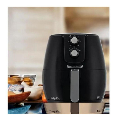 Freidora Air Fryer Black Decker 1400 W, 5 litros, 220 V, sin aceite