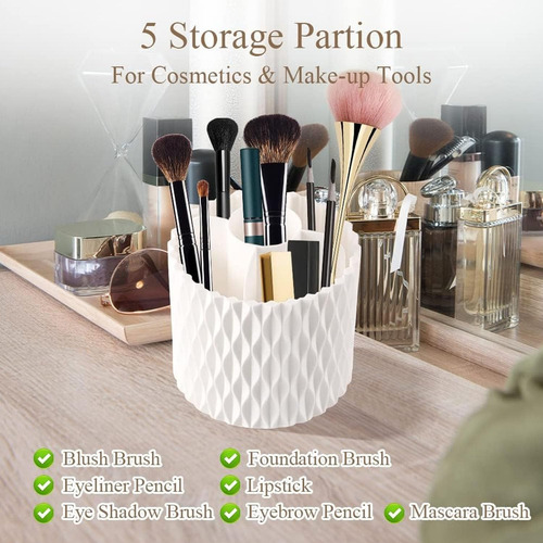 Sozomo Organizador De Maquillaje Giratorio 360 Grados,