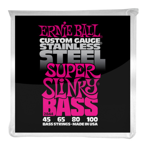 Ernie Ball Super Slinky Stainless Steel Electric Bass St Aad