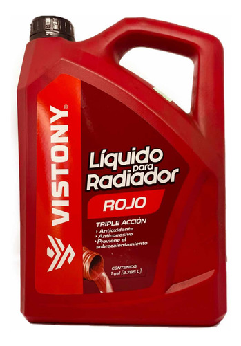 Liquido Radiador Rojo 1 Galón (3.785 L)