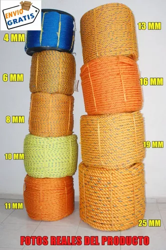Cuerda Polipropileno 10mm Calidad Premium 25 Kilos C Mango
