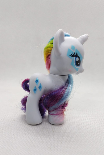 Figura De Rarity Rainbow Rocks De My Little Pony (Usado)