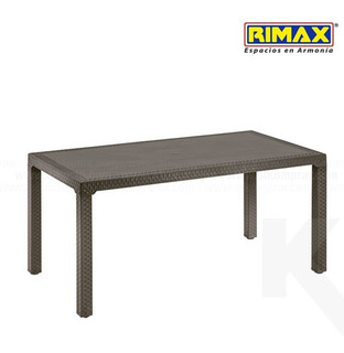 Mesa Rimax Eterna Familiar Wengue Color Marrón