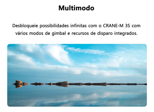 Estabilizador De Câmera Portátil Zhiyun Crane M3s De 3 Eixos