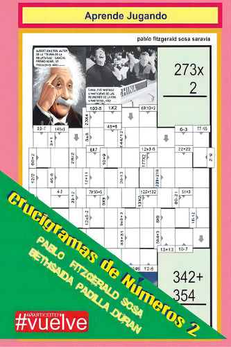 Crucigrama De Numeros 2, De Sosa, Pablo Fitzgerald. Editorial Createspace, Tapa Blanda En Español