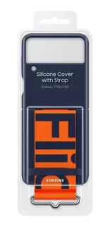 Case Silicona With Strap Samsung Galaxy Z Flip 3 5g Original