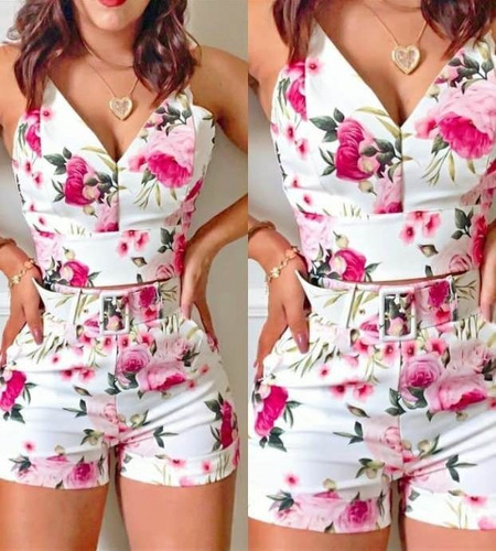 Imagem 3 de 5 de Conjunto Cropped Alça + Short