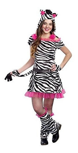 Disfraz Mujer - Zebra Cutie Teen Halloween Dress Up-role Pla