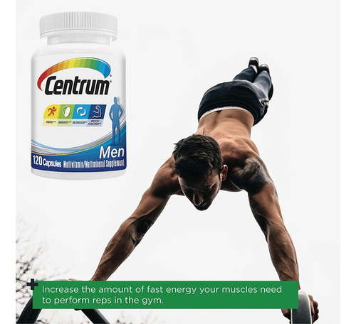 Centrum Hombre Multivitamínico Y Multiminerales 120 Tabletas