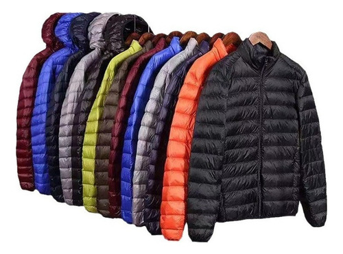 Chaqueta De Invierno Ultraligera De Plumas Para Hombre