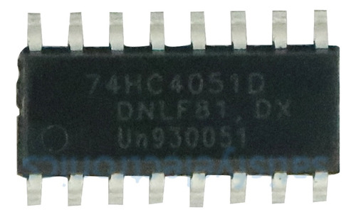 74hc4051 Multiplexor Analógico 8 Canales Smd