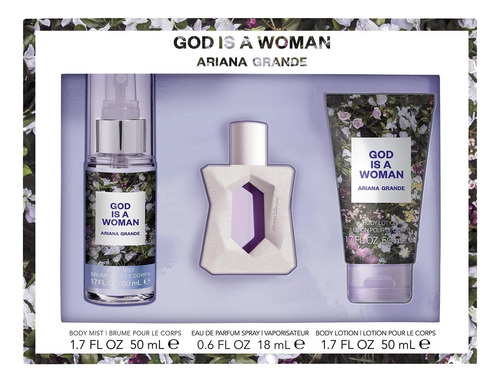 Set Perfume Ariana Grande God Is A Woman Body Mist Y Crema