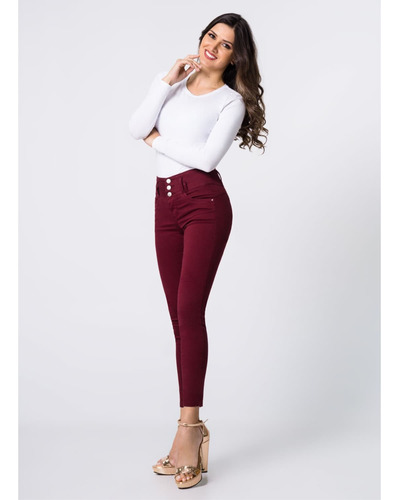 Pantalon Clasico Drill Stretch Mujer Laurhen