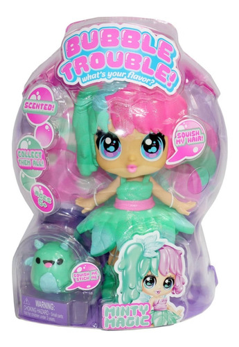 Imagen 3 de 6 de Muñeca Bubble Trouble Serie 2 Squishy Apretable Perfumadas