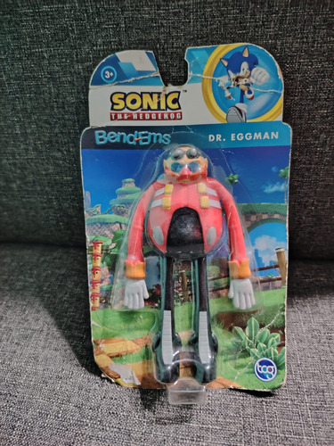 Figura Sonic The Hedgehog Bendems Dr. Eggman (Usado)