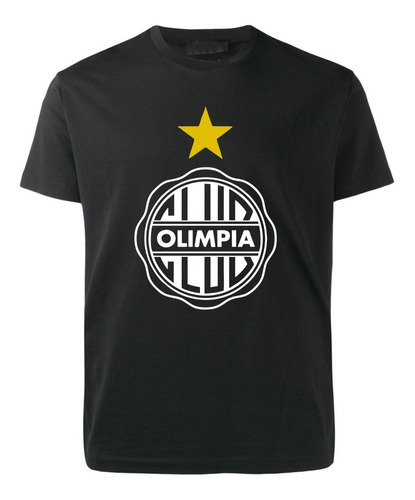 Remera Negra Olimpia - Decano Paraguay Futbol