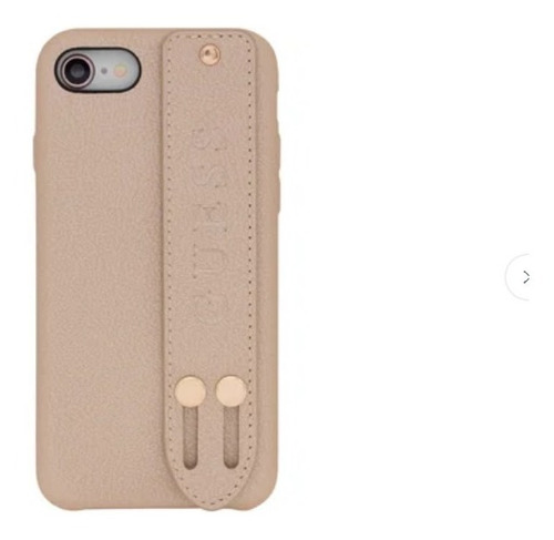 Imagen 2 de 2 de Funda Protector Guess Strap Gold iPhone 7 8