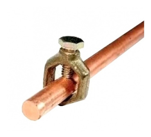 Kit 10 Conector Grampo Para Aterramento Haste Th 3/4 Intelli