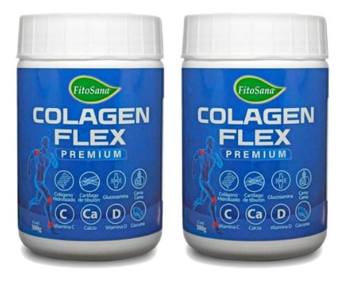 Colageno Hidrolizado Flex _ Fitosana , Oferta 2 Potes 300 C/