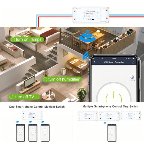 Switch Interruptor Inteligente Wifi 16a Alexa Y Google Home