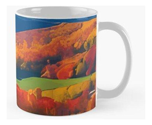 Taza Serena Belleza De Paisajes Rurales Rústicos Calidad Pre