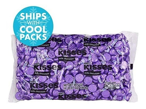 Chocolate Candy Kisses De Hershey, Púrpura, Candy 4.1 Libras