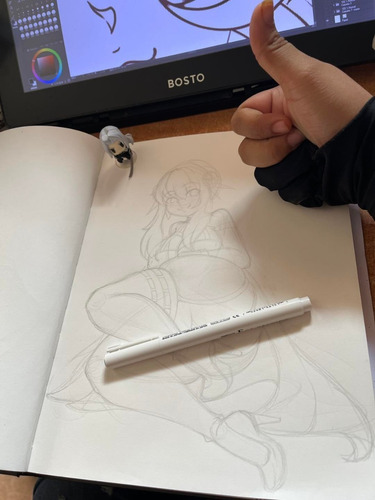 Hotaruchanart Dibujo A Lápiz Profesional Estilo Anime Otaku
