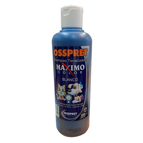 Shampoo  Osspret Tonalizador Maximo Color Blanco X 1 Lt