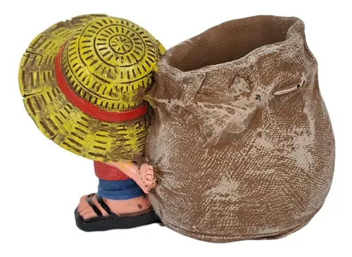 Organizador de papelería Luffy de resina para muñecas de una sola pieza