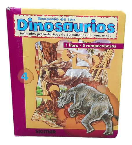 Libro Rompecabezas Despues De Los Dinosaurios Animales