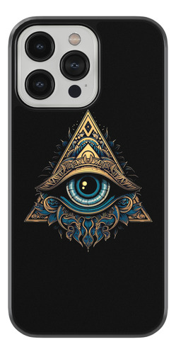 Funda Case Para Iphone Ojo Todo Ve Illuminati Piramide Negro Illuminati 13