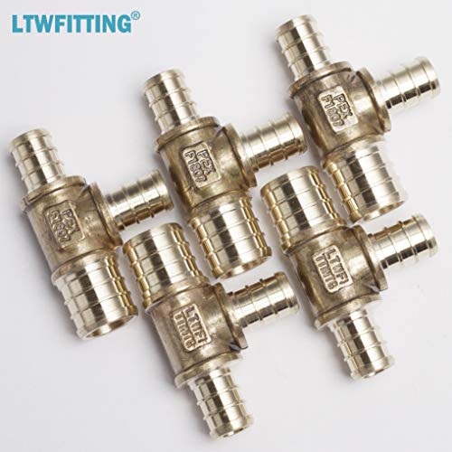 Tee Pex Lf Latn 3/4 Enchufe X 1/2 Enchufe X 1/2 Enchufe (paq