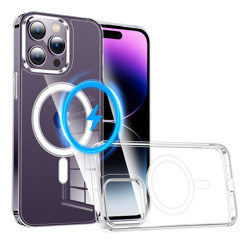 Quikbee Magnetic Clear Case Design Para Teléfono 14 Pro, Com