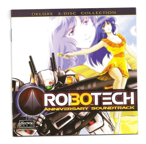 Robotech 30th Anniversary Soundtrack 3 Cd Musica