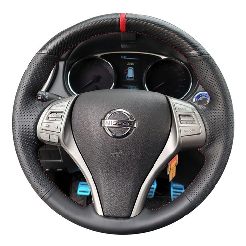 Funda De Volante Nissan Xtrail Altima 2013-2020 Fibra Y Piel