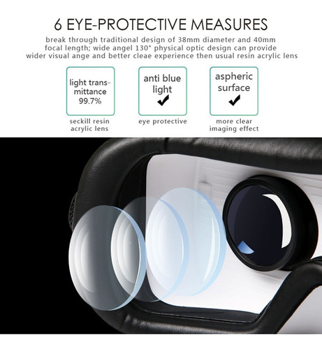 Audifono Vr Case Rk Lente Realidad Virtual 3d Cr
