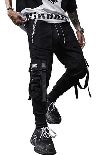 Techwear Hiphop Str - Pantalones Deportivos For Hombre